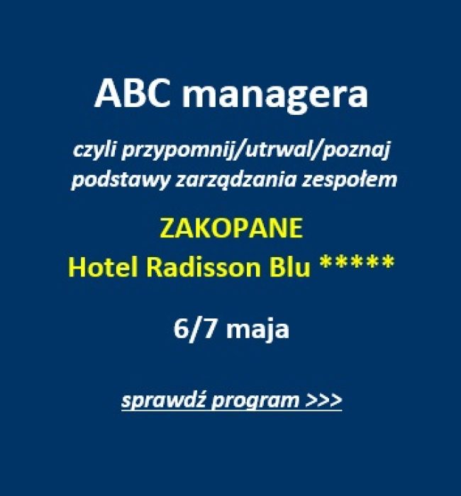szkolenie ABC managera euro-konsulting Zakopane